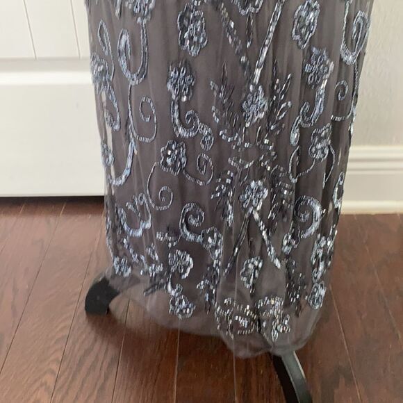 NWT BHLDN Easton Gray Maxi Dress Size 0 - Picture 5 of 13